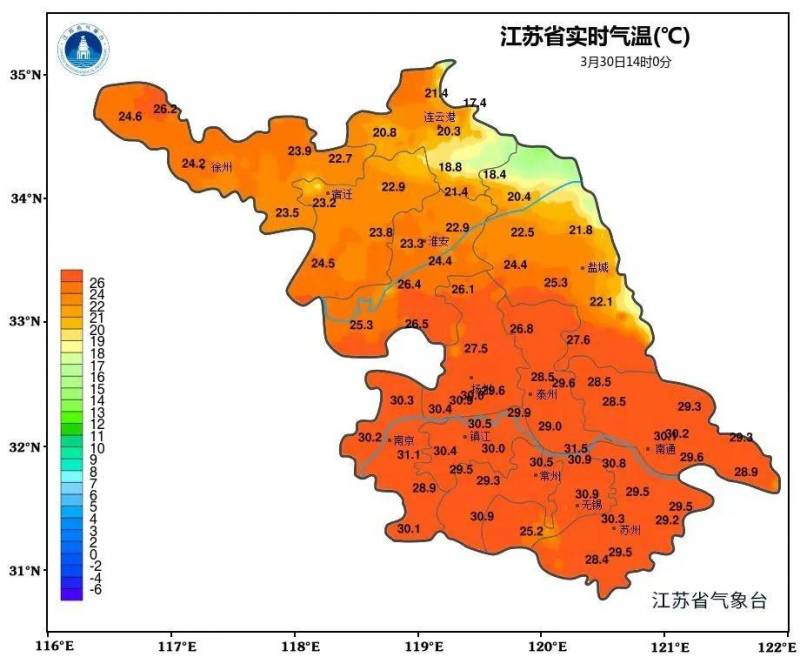 南通气象的微博（气象图实时监测）