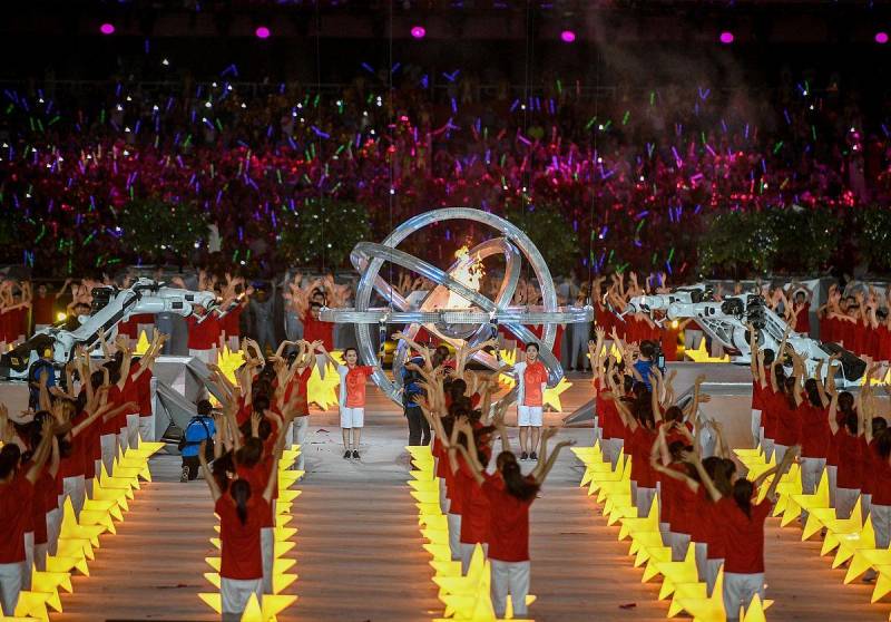 2010亚运会男篮，中国队的辉煌征程，开幕式视频回顾