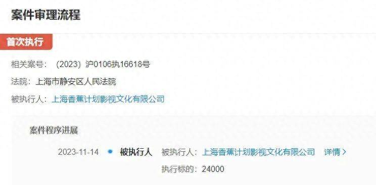 王思聪影视公司出品最新电影《厨神下凡》，投资破亿却遭遇2.4万元强制执行风波！