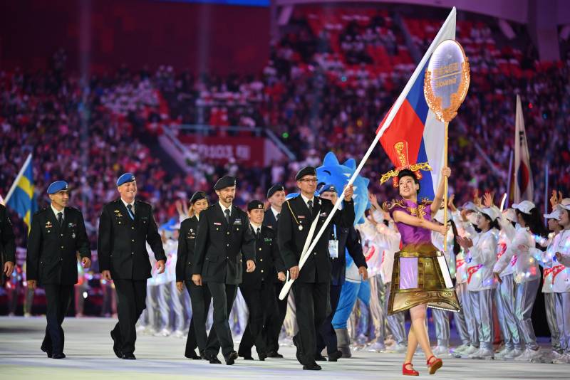 回顾武汉军运会开幕式高燃片段，升国旗时刻令人热血沸腾，2019武汉军运会！太燃了!