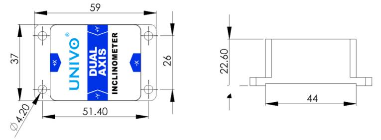 优利威船舶后跟测量倾斜仪，高精度UIS32双轴倾角传感器助力航海安全