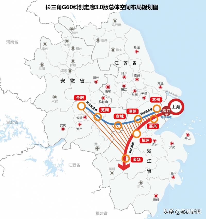 bulehome藍海仕家微博，探討長三角經濟圈的“富鄰居”現象——上海在區域産業發展中的引領與組織作用解讀