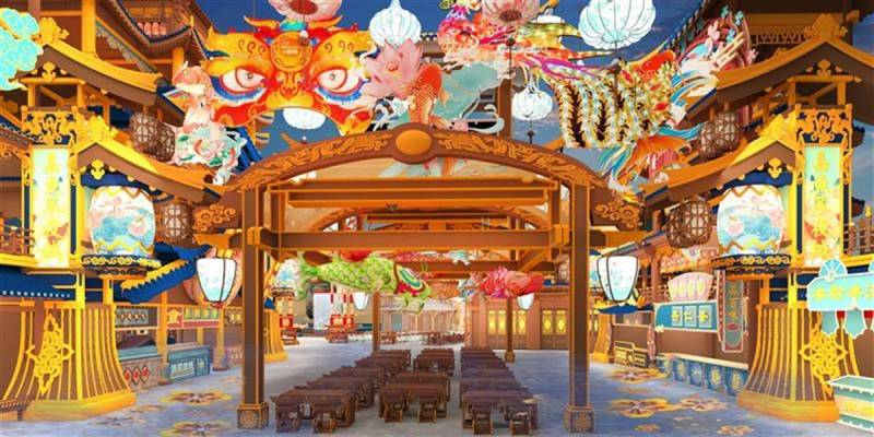 ‘嘉鱼不夜城·恋江湖’4月30日启动迎客，以‘西游记’文化为主题