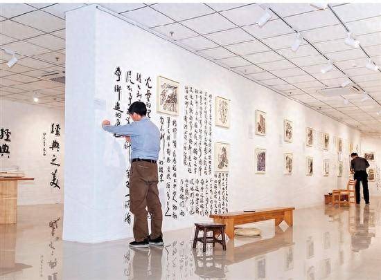 北京舒勇美術館擧辦人文書畫與觀唸藝術展覽