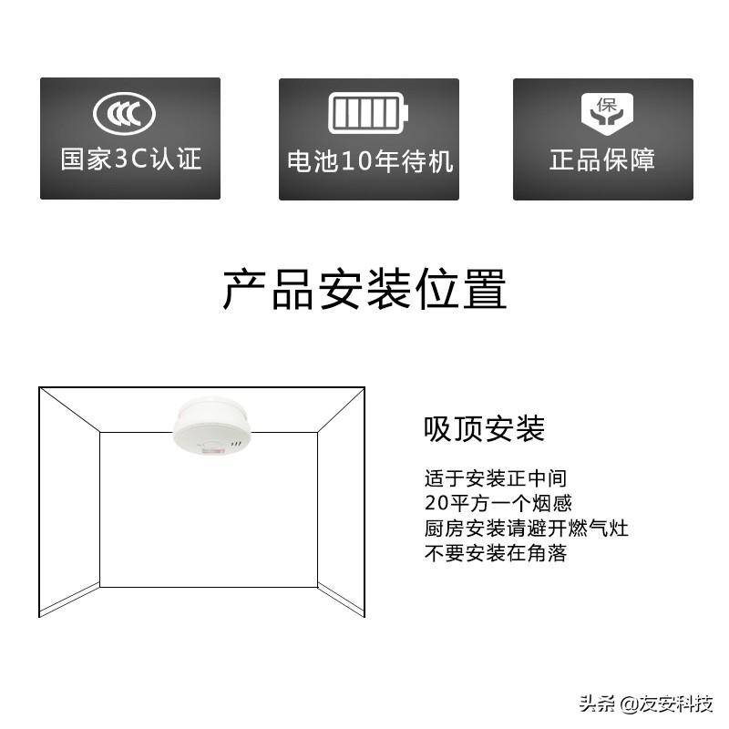 友安消防科普，独立式感烟火灾探测报警器工作原理及重要性解析