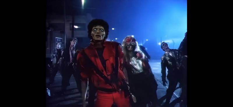 MJ迈克尔杰克逊的神曲MV《Thriller》四十周年纪念，4K修复版震撼回归，经典再现，周星驰致敬的传奇之作永存影史！