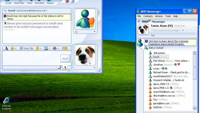 webmsn的微博，回顾经典！历史上的今天——美国微软公司发布即时通讯软件MSN Messenger