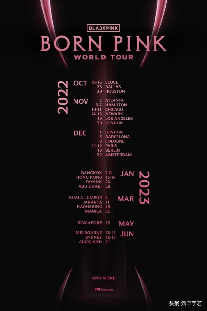 BLACKPINK世巡吉隆坡站馬上開始，東南亞熱情開唱，持續全球27城8個月精彩縯出