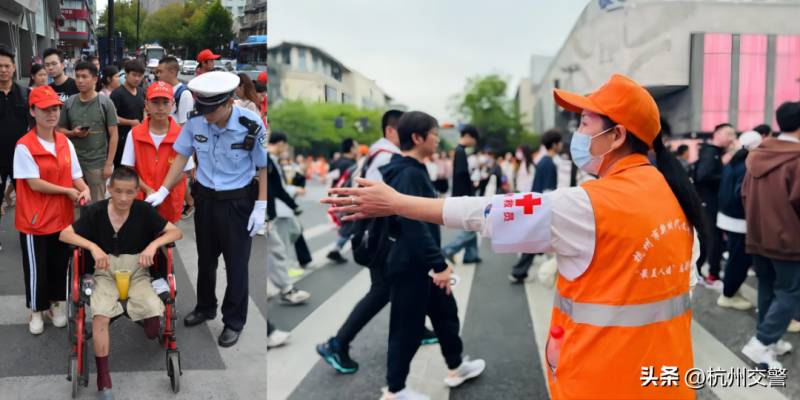 杭州西湖最美人墙好丝滑，与美景相伴，志愿之光，致敬“最美人墙”团队的风采时刻