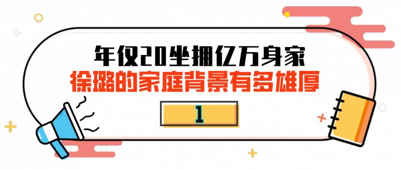 徐璐家世顯赫，資産億萬背後的情感糾葛