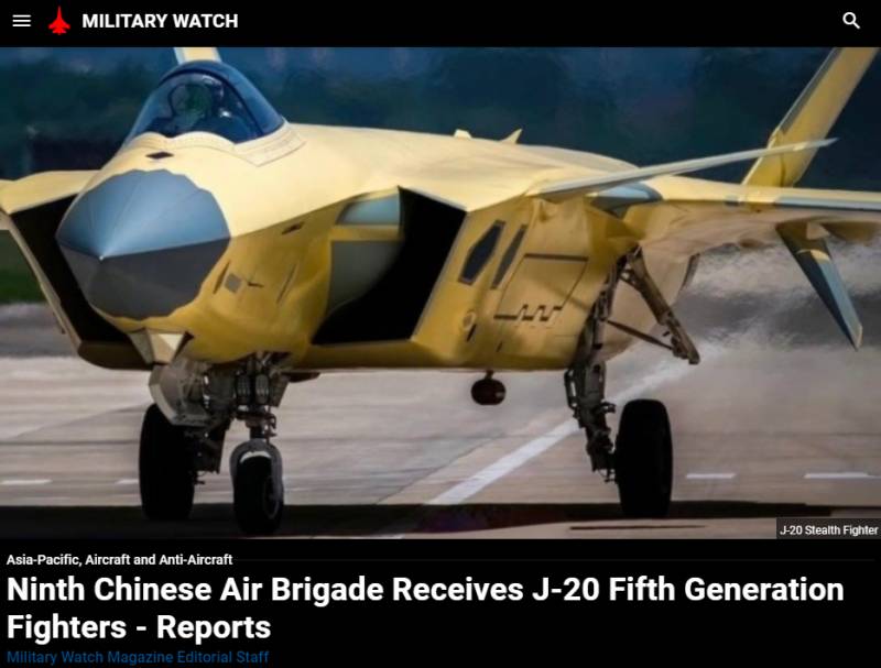 美媒，中国空军9旅列装歼-20，数量达200逾架