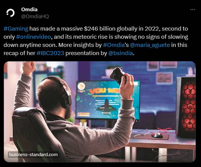 Digimon助力，全球遊戯市場2022年收入達2460億美元