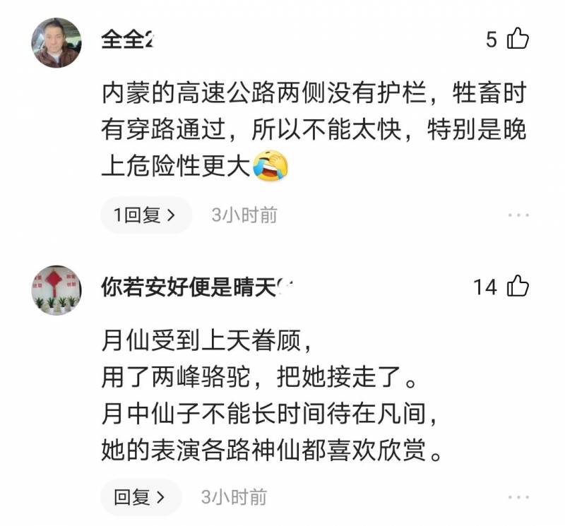 于月仙车祸不幸身亡，现场骆驼内脏散落，同行三人幸免