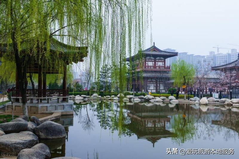 春游首选，圣地青龙寺映衬，漫游大唐不夜城与曲江池