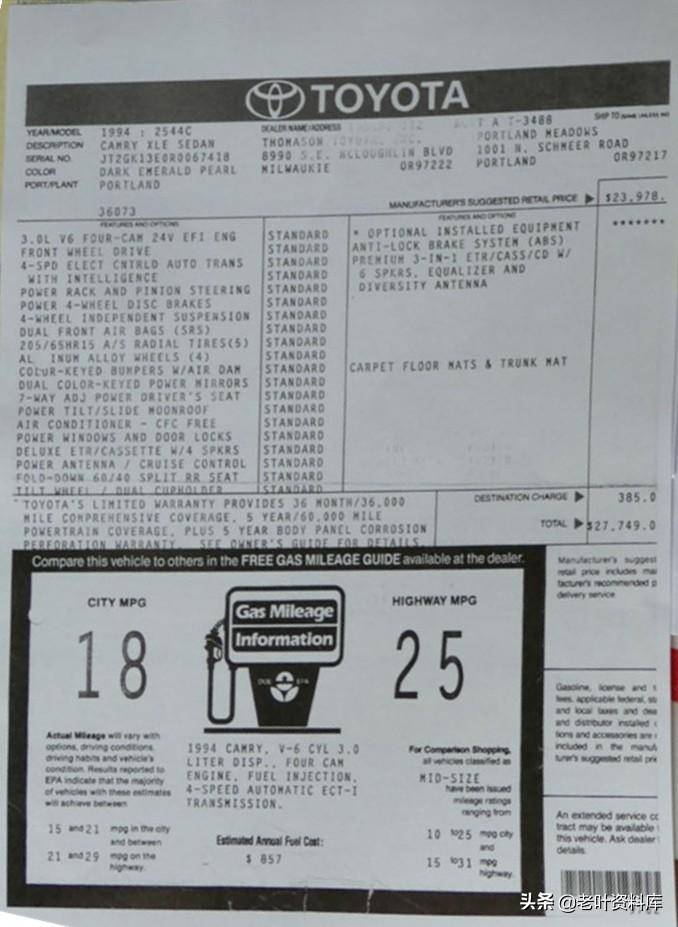 20嵗老豐田佳美整備指南，重溫1994年北京熱門進口車風採
