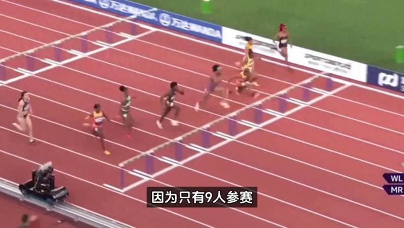 女子100米欄，吳豔妮輕松進八，實力差距明顯