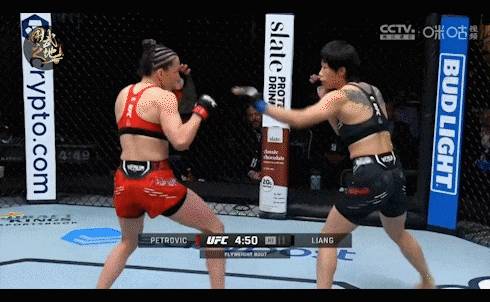 格斗女将梁娜UFC赛场拼搏，惜败终结！