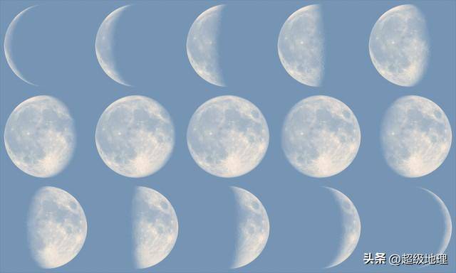 超级地理丨什么是月相？初识月球圆缺之谜