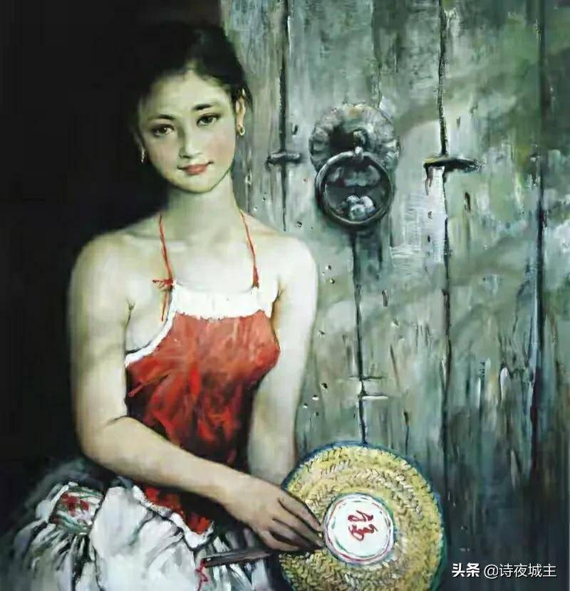 江南女子绘画潘鸿海人物油画，丰腴体态展古典韵味与现实风情