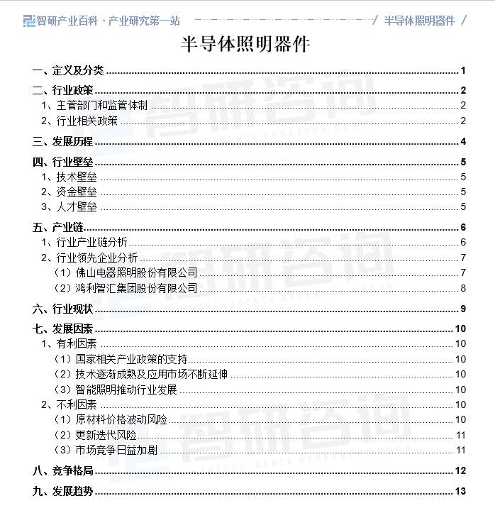 半导体照明是什么，行业市场简析与器件应用