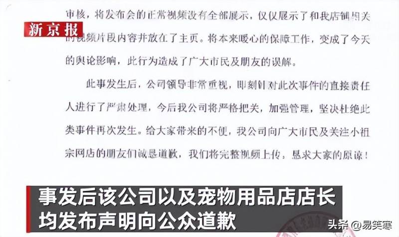 乌鲁木齐被罚50万元宠物店负责人发声，积极整改，确保合规