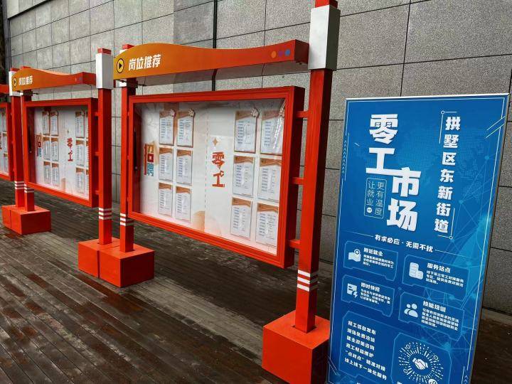 杭州首家街道级零工市场开业，全天候24小时就业服务