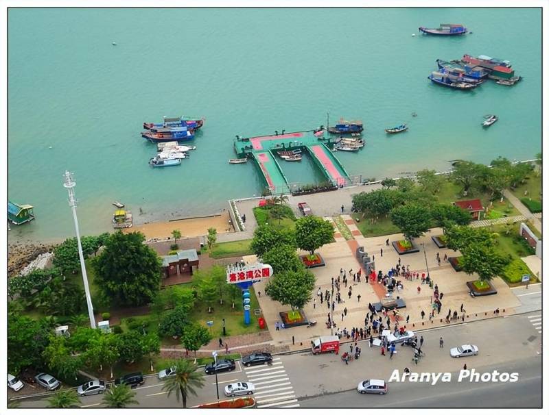 發現之旅魅力廈門，樸實的海滄灣公園，海景相伴笑迎客