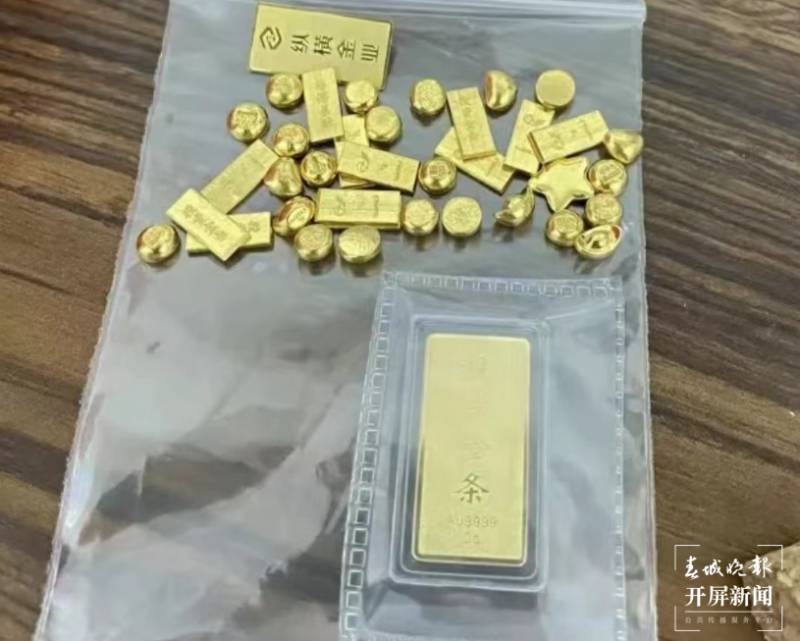 金豆包的微博，年轻人热追，昆明金店金豆供不应求