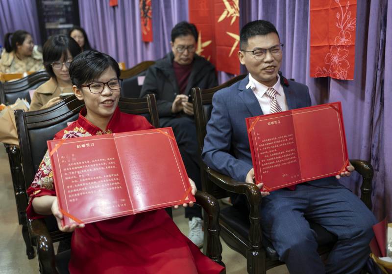 北京市西城区民政局常态化视障人士无障碍婚姻登记服务