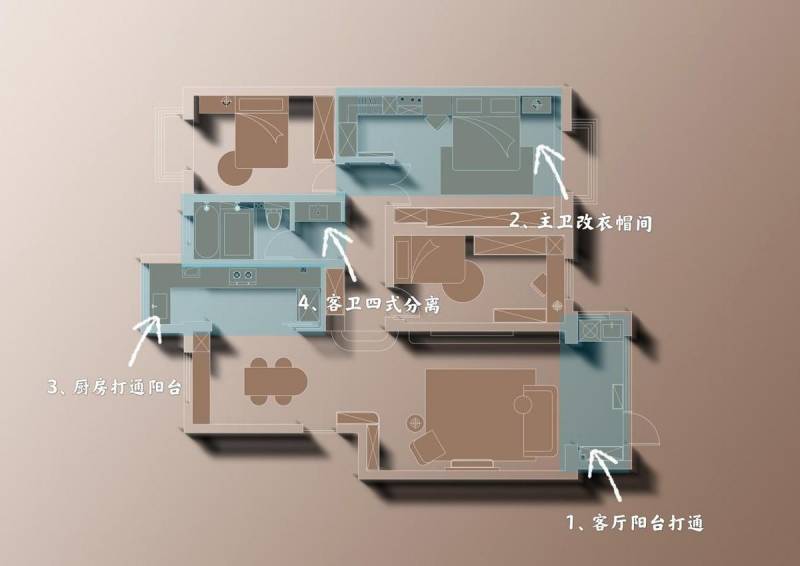 香樟雅苑老房爆改，130㎡复古法式雅居，21万半包打造