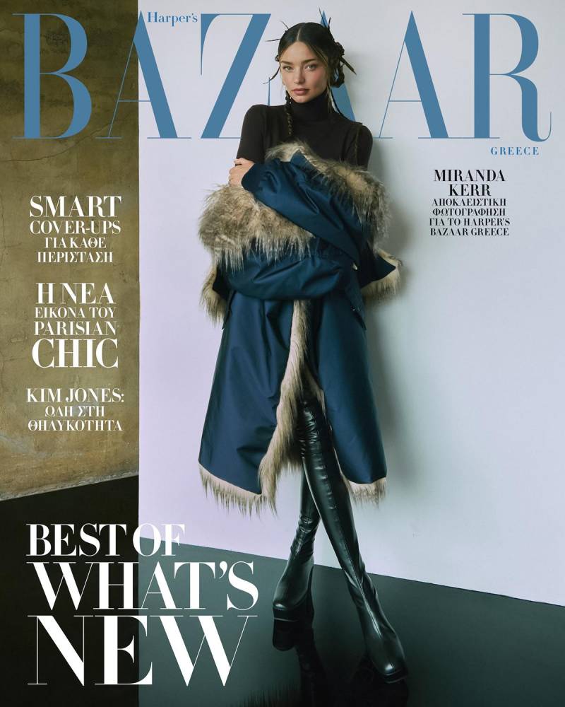 Miranda Kerr 登上最新时尚杂志封面，优雅演绎风采