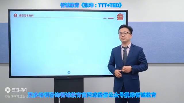 智诚教育TTT培训，《张坤，TTT+TED》式专业讲师塑造课程